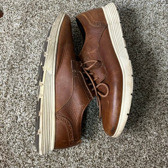 TIMBERLAND Men's Franklin Park Brogue Oxfords Size 9 In Brown - Picture 5 of 7